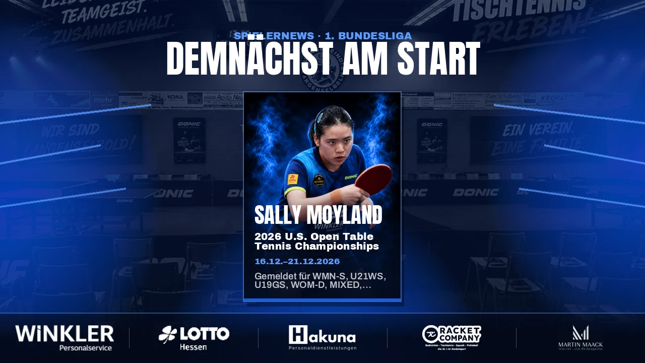 Sally Moyland bei den 2026 U.S. Open Table Tennis Championships in Las Vegas